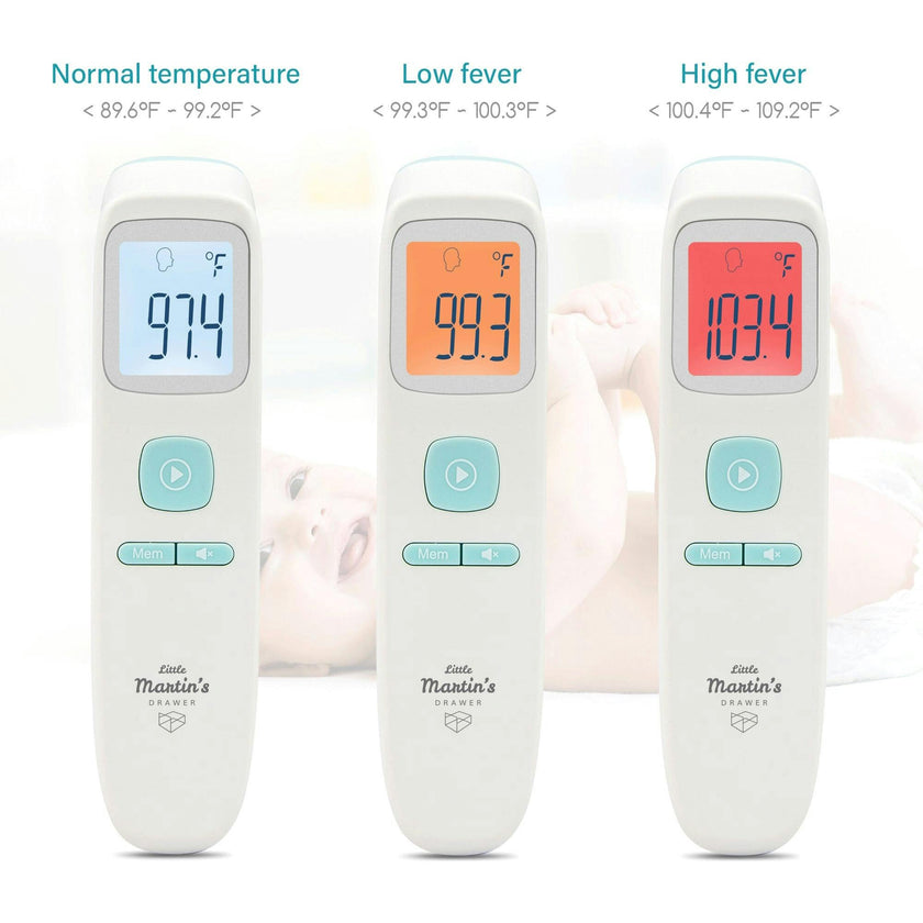 Non-Contact Forehead Infrared Thermometer - Blue