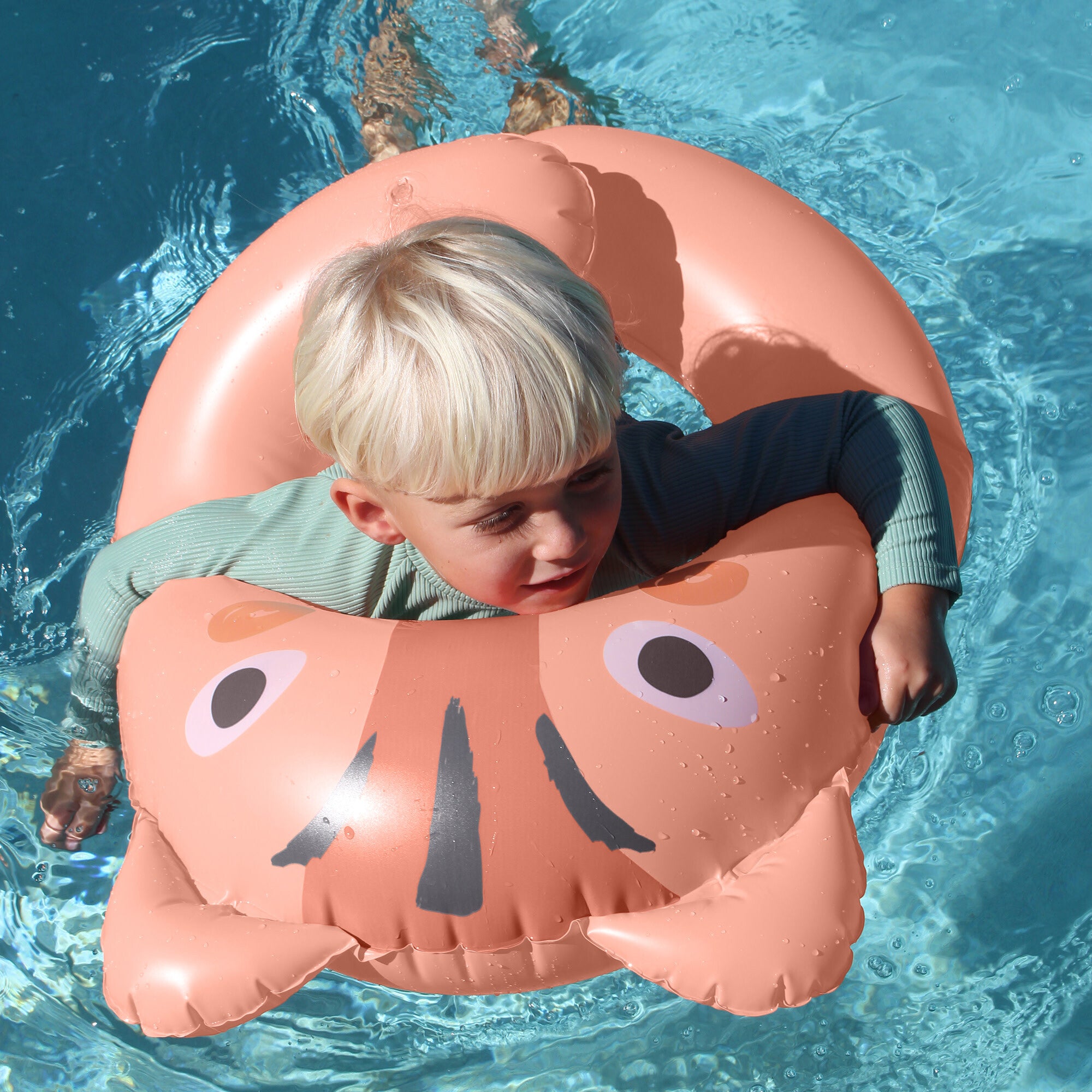 Kids Tube Pool Ring:Tino the Tiger