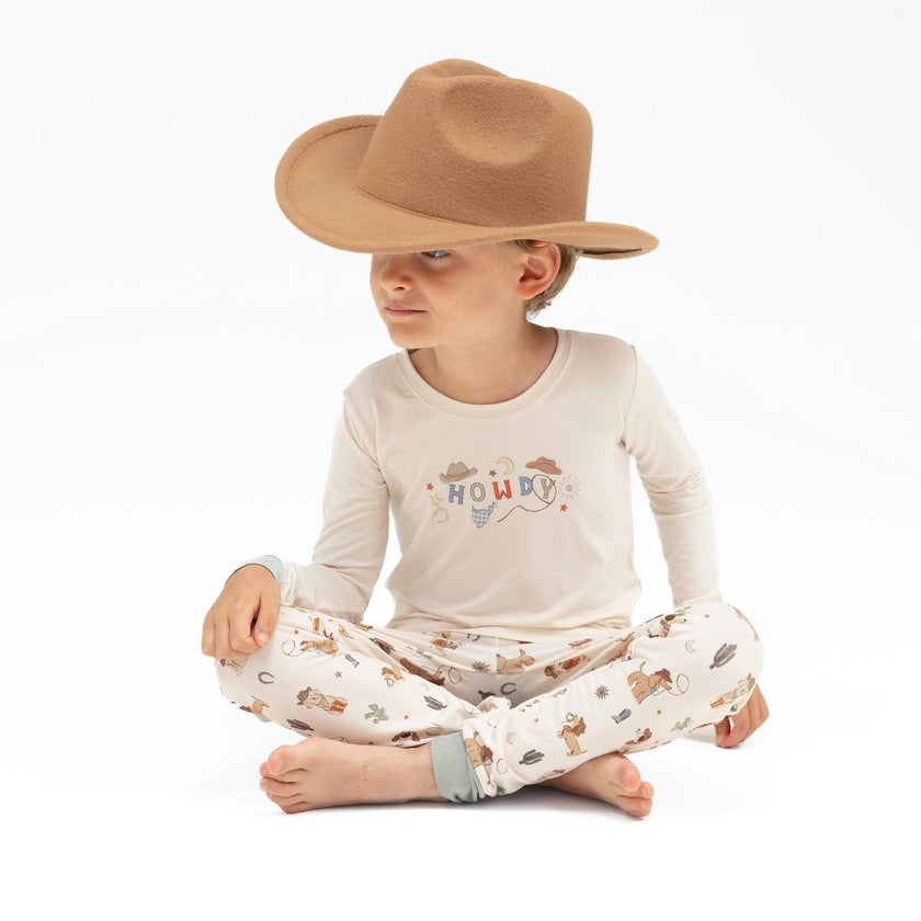 Cowboy Dogs - Long Sleeve Loungewear Set