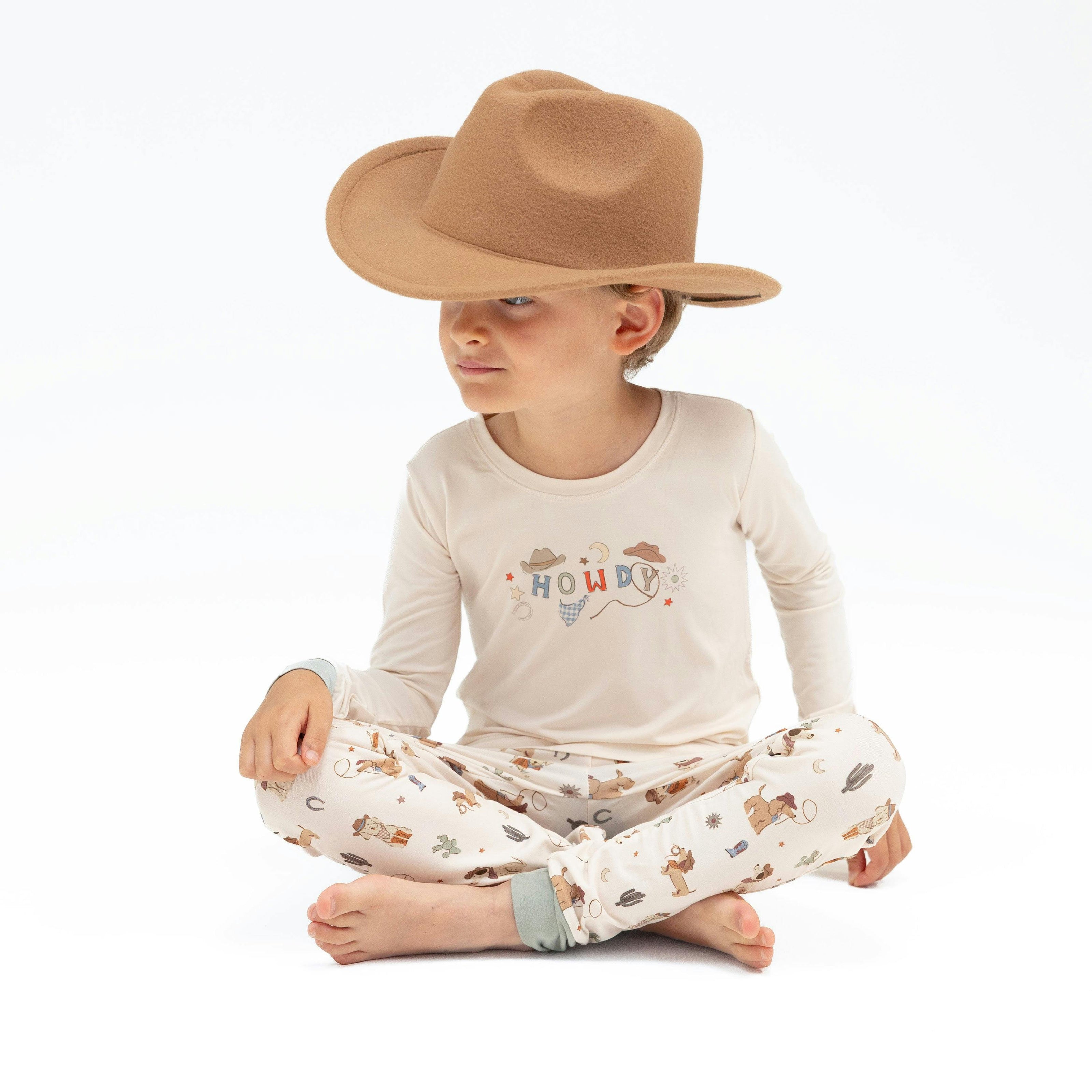 Cowboy Dogs - Long Sleeve Loungewear Set