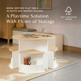 Babyletto Kids Nessa Nesting Play Table & Chair Set