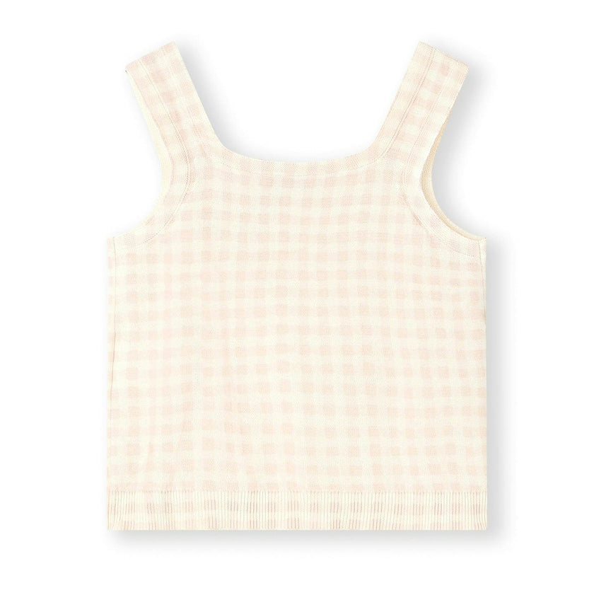 BONPOINT Fabelin Rose Cotton Sweater Tank