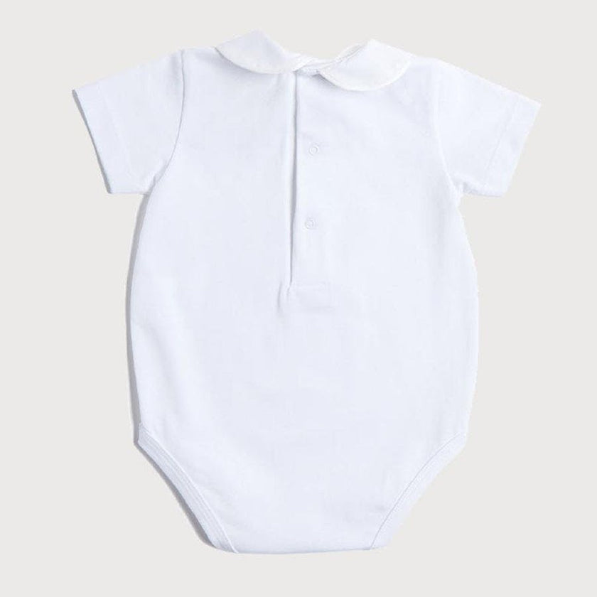 Peter Pan Collar Bodysuit in White (0mths-3yrs)