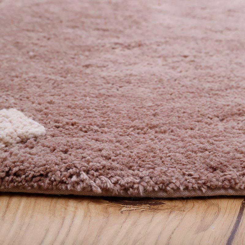 Non-Slip Back Hand-Tufted Rug