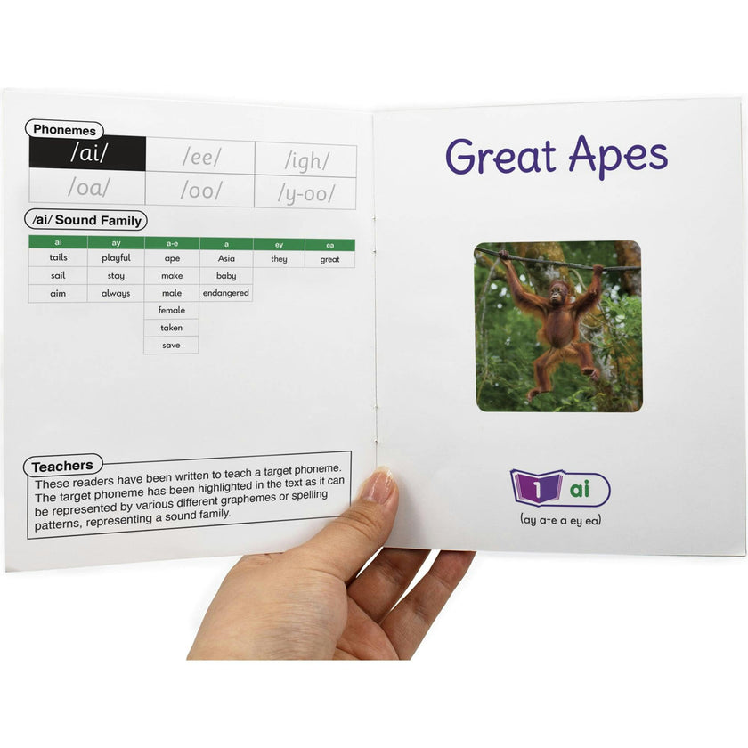 Decodable Readers Sound Families Long Vowels Non-Fiction Phase 5.5