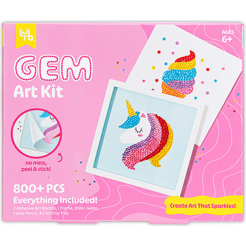 Little Yellow Bicycle: Ice Cream & Gem Art Kit- 800+ pc Set