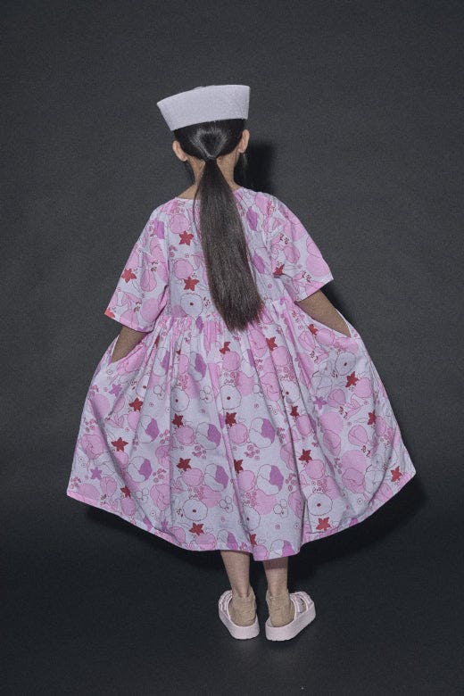 Coral Reef Dress Flower Print