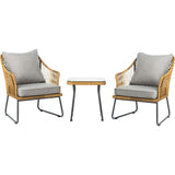 Jensen 3-Piece Rattan Outdoor Lounge Set