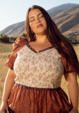 Emily Dress in Fall Floral