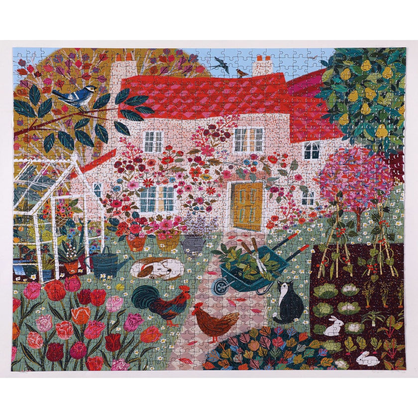Piece and Love English Cottage Jigsaw Puzzle
