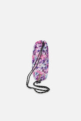 Little Girl Floral Durable Lightweight Drawstring Bag