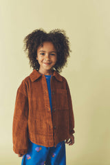 Kids Jagger Rust Cord Overshirt