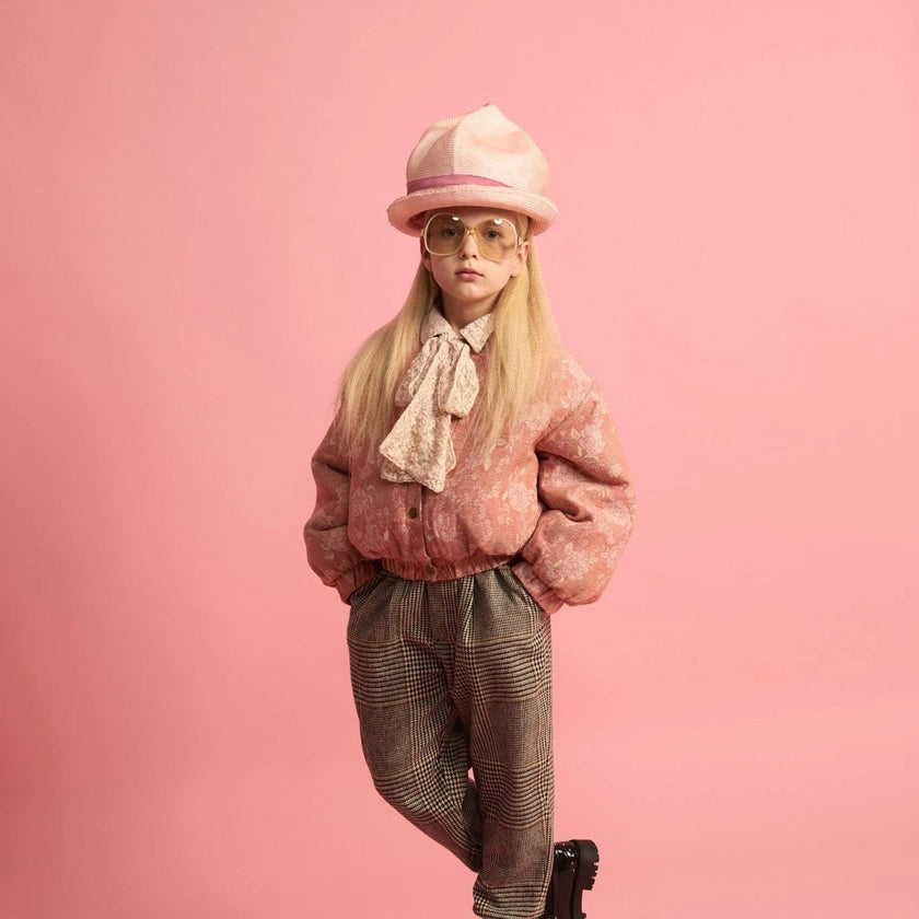 Wildflower Bomber Jacket Pink Flowers