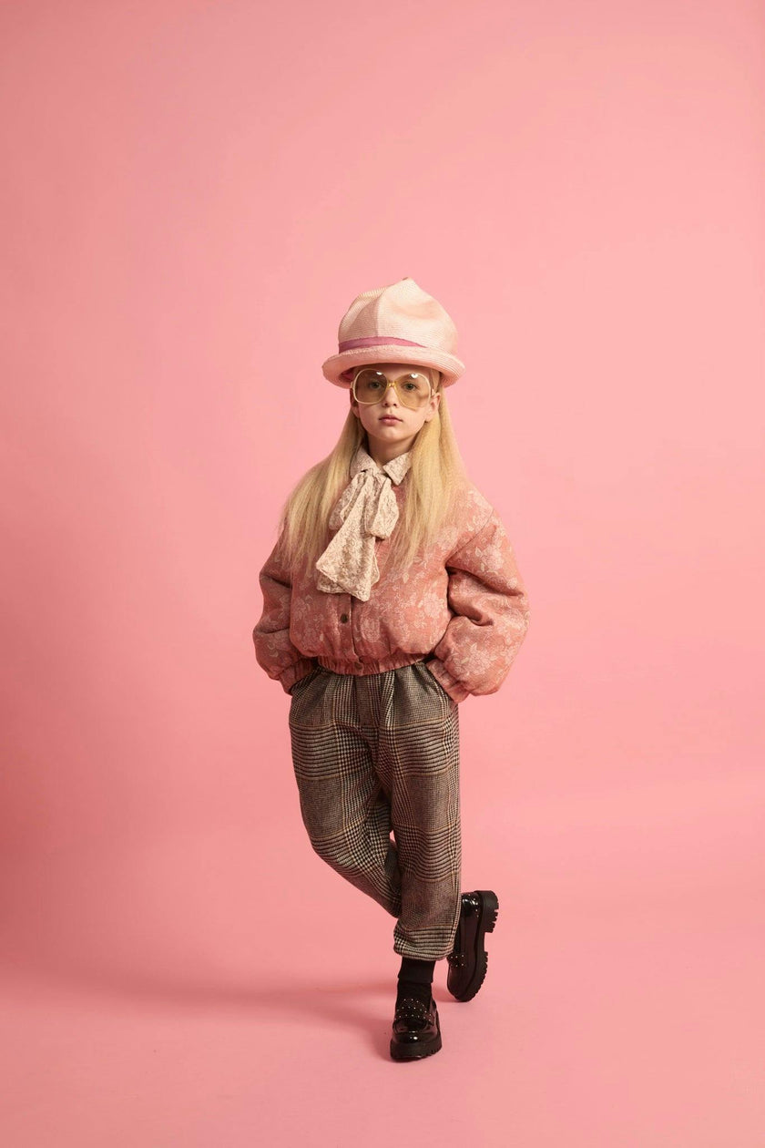 Wildflower Bomber Jacket Pink Flowers