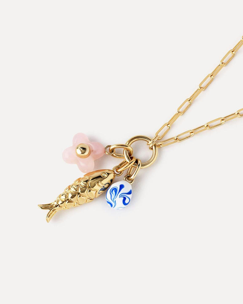 Charm Necklace - Flora Charm Necklace