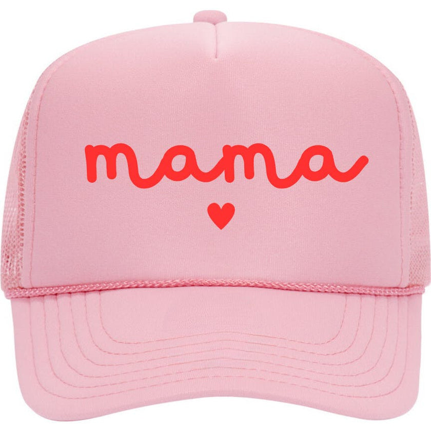 Mama Trucker Hat, Pink