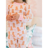 Pink Goldendoodle Bamboo PJ Set