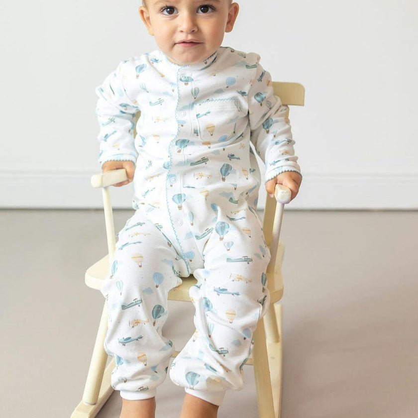 Little Airplanes Pima Baby Pajama