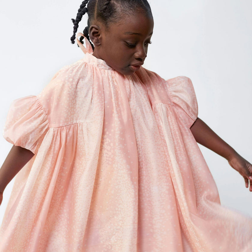 Tent Dress with Puff Sleeves