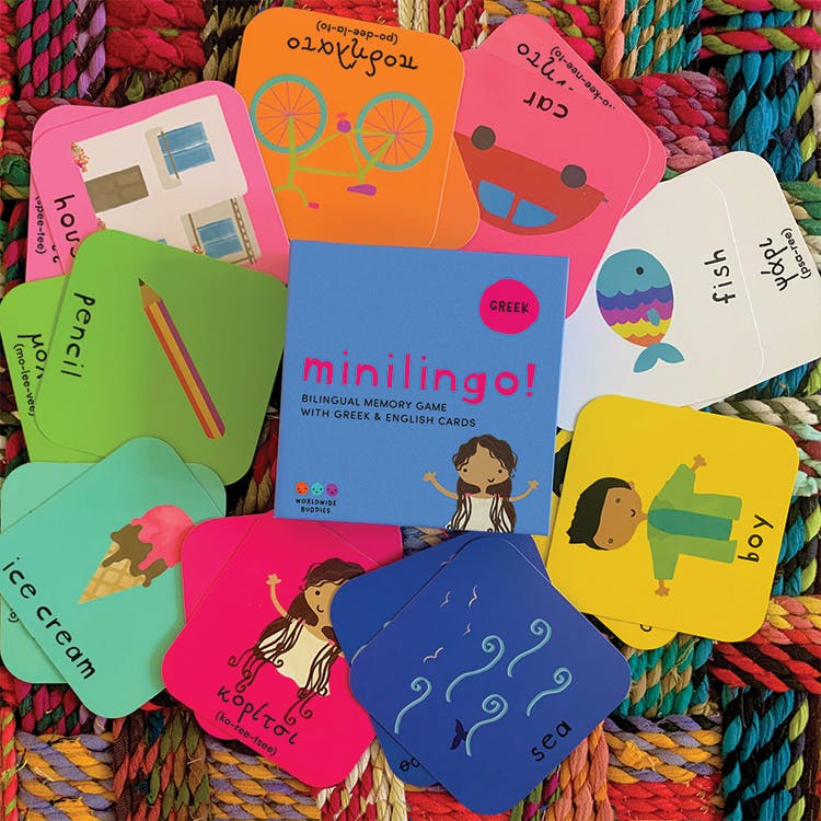 Minilingo, Greek/English Flashcards