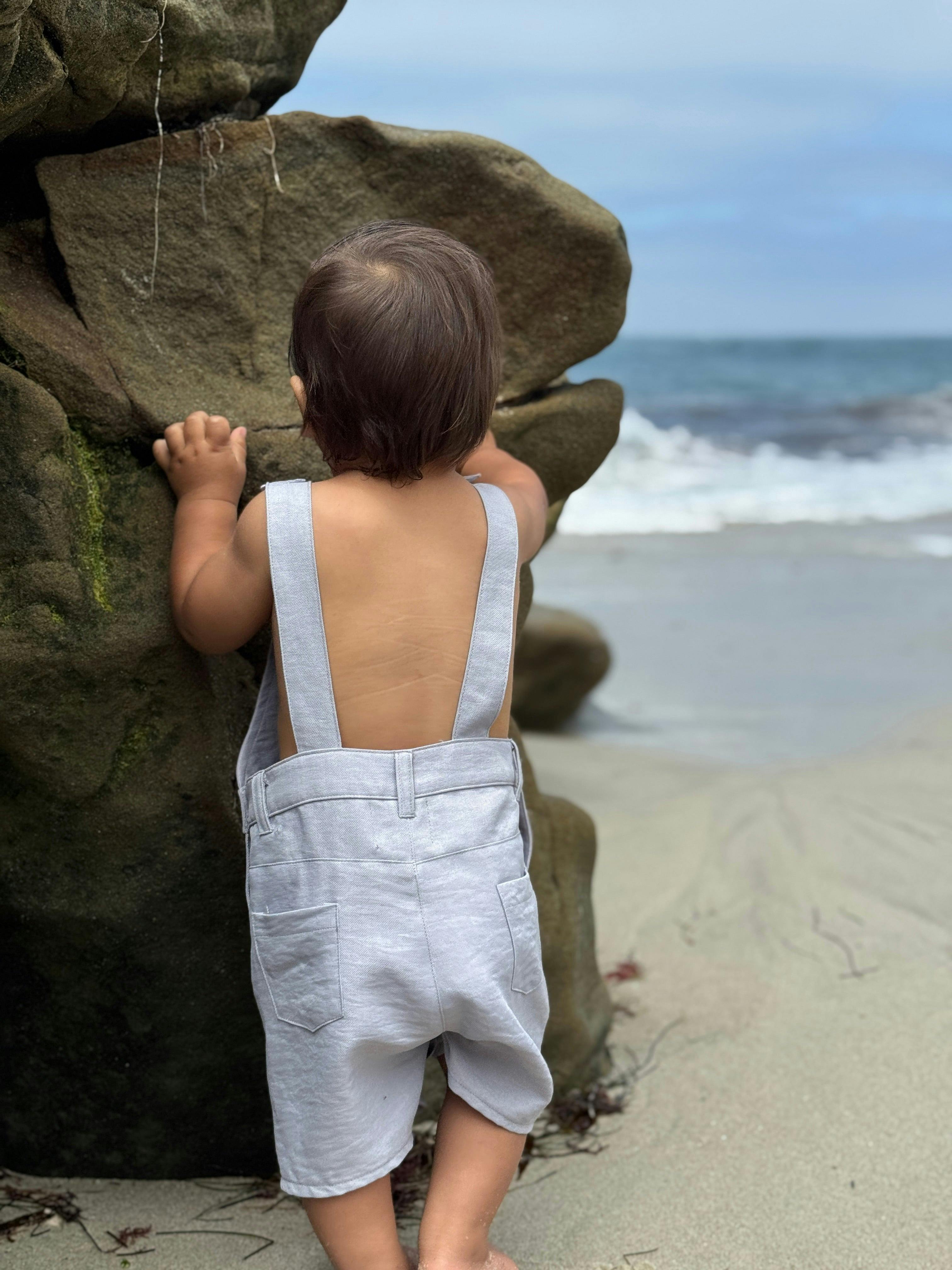 BOWLINE GREY Woven Overalls