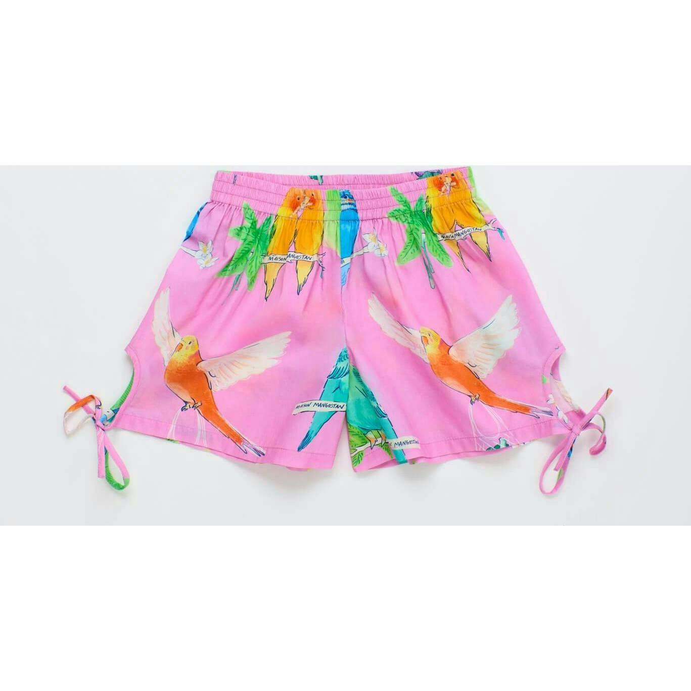 BIRDS SHORTS PINK