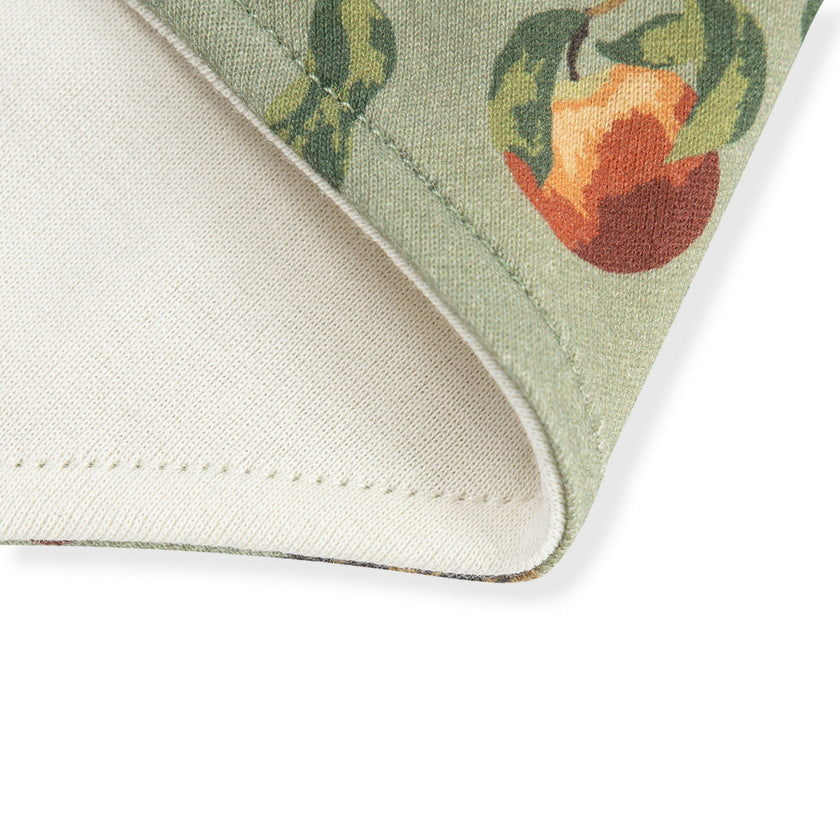 Apple Orchard Organic Cotton Kerchief Bib