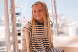 Marina Dress in Navy Stripe