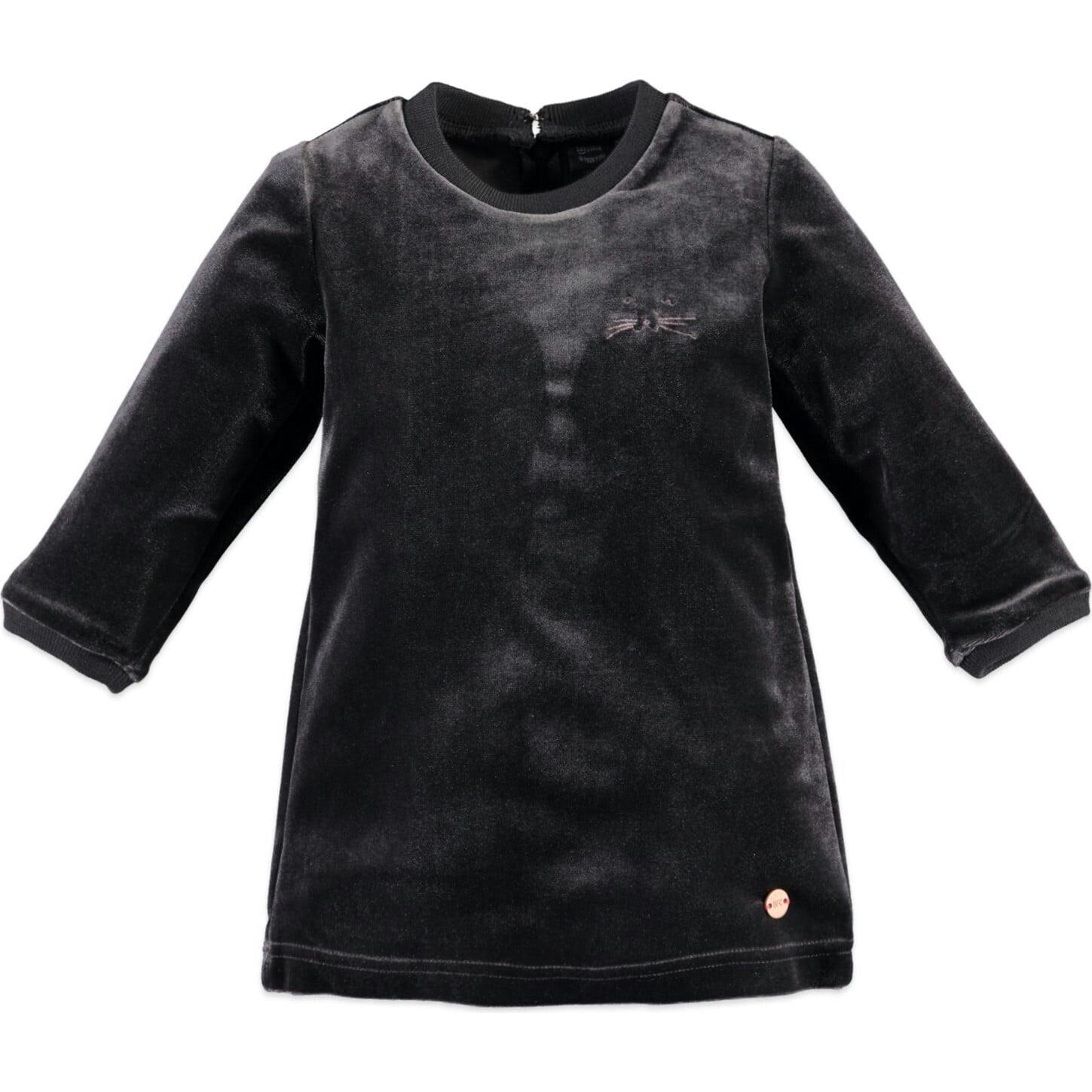 Long Sleeve Velvet Dress