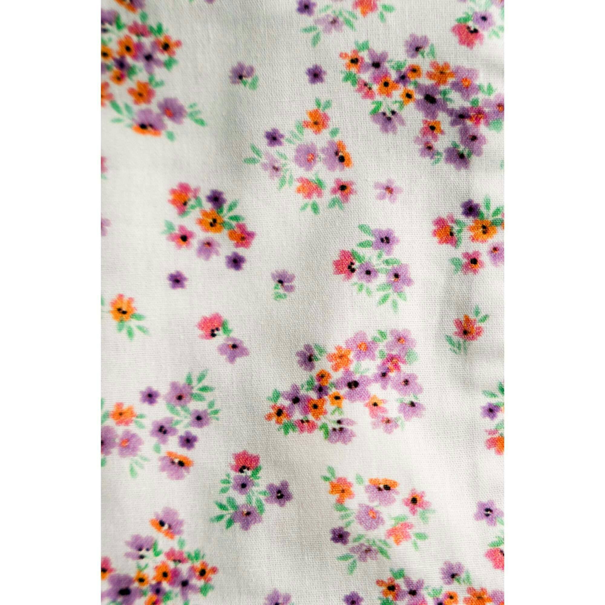 Lavender Marmalade Timeless Floral Ruffle Zipper Pouch