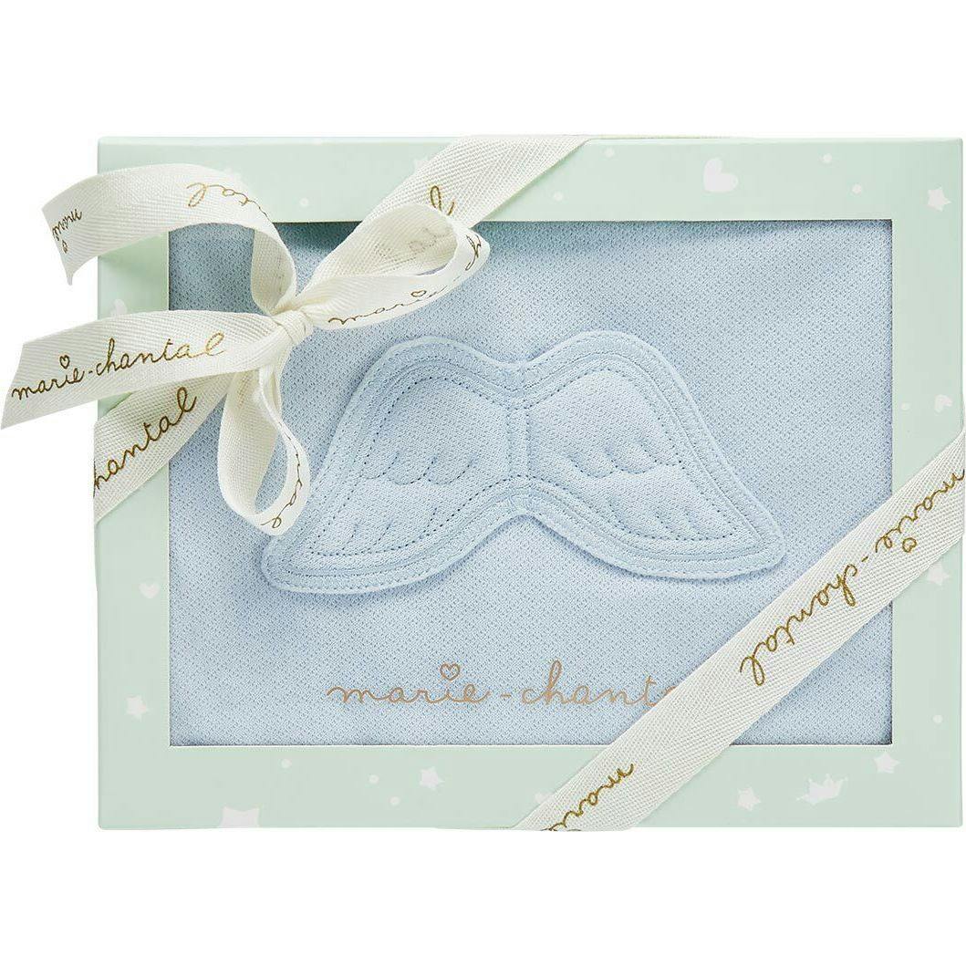 Angel Wing™ Pointelle Sleepsuit - Blue