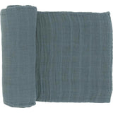 Cotton Muslin Swaddle Blanket - Sea