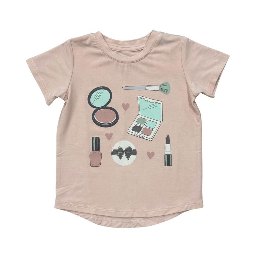 Girl's Short Sleeve Tee in Happy Little Soul
