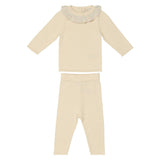 Flecked Collar 2Pc Set