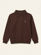 Boys Long Sleeve Sweatshirt Polo