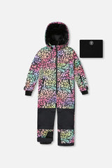 One-Piece Teknik Snowsuit Rainbow Leopard