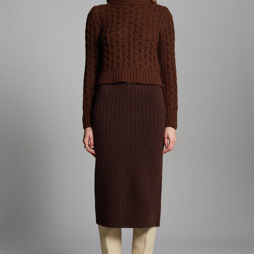 AMARA SWEATER | ESPRESSO
