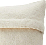 Hand Felted Wool Christmas Pillow, Cream Wreathâ 20"