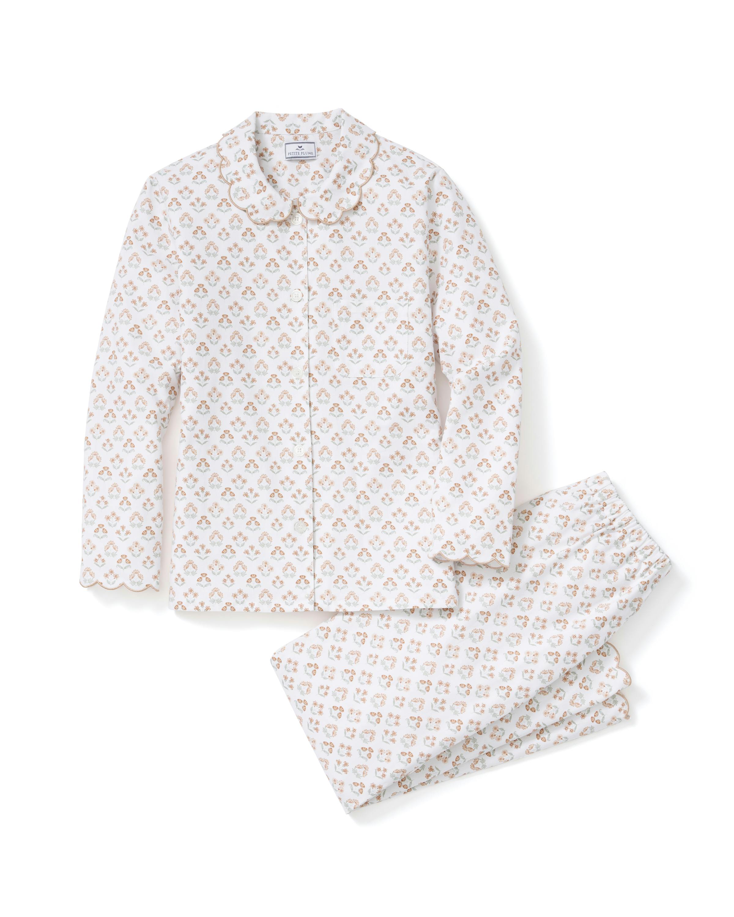 Women's Twill Colette Pajama Set in Estate Garden