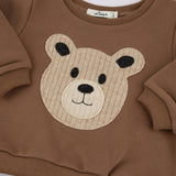 Teddy Face Applique Brooklyn Boxy