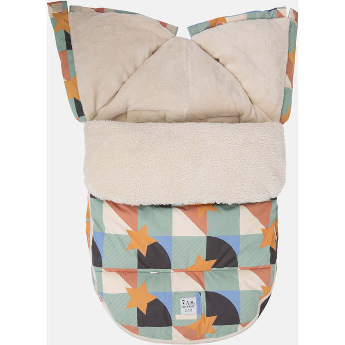 BenjiPOD Print Zipped Footmuff, Multi