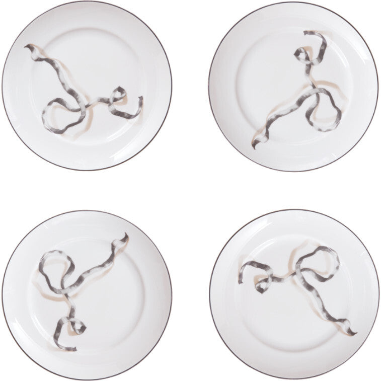 Ribbon Dessert Plate