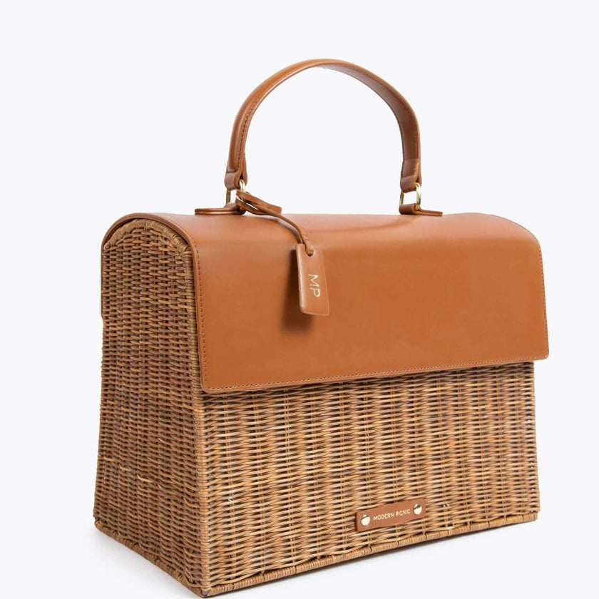 THE LARGE LUNCHER - BROWN WICKER