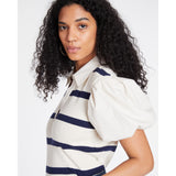 Women's Striped Tory Top, Cream