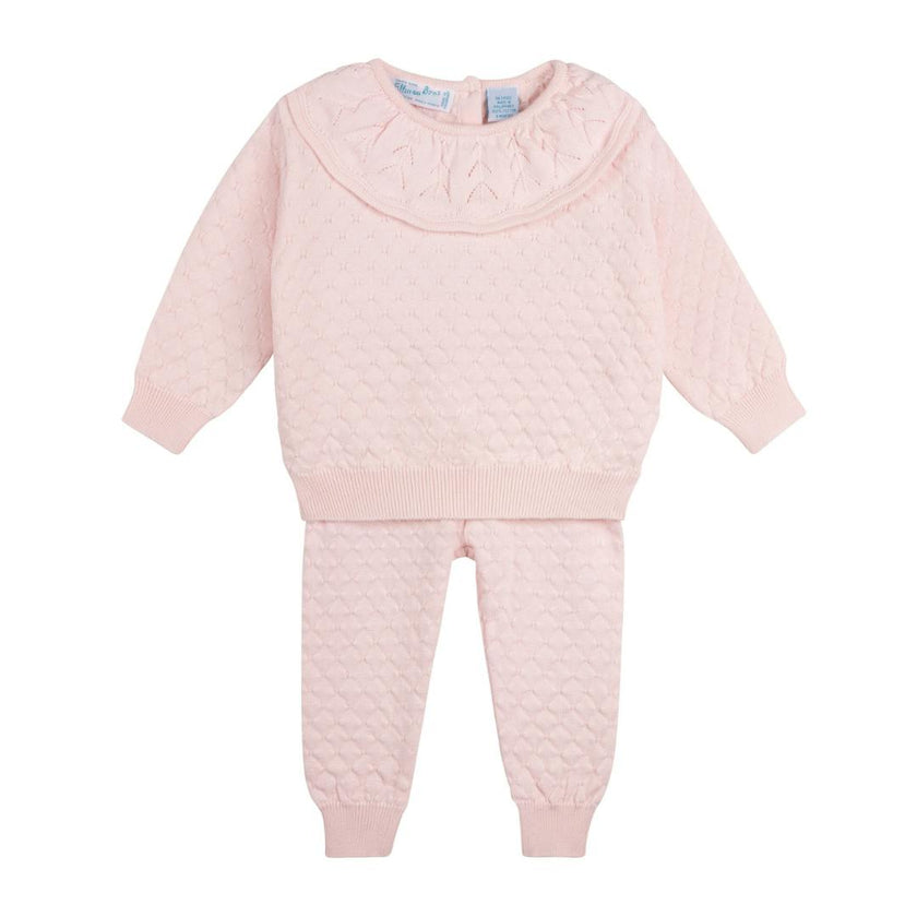 Girls Quilted Knit Set