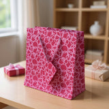 Large Pink Circles Gift Bags