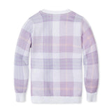 Organic V-Neck Intarsia Sweater