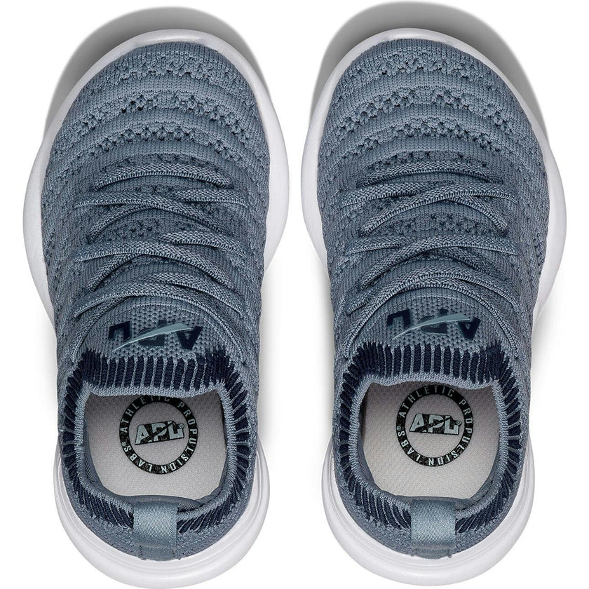 Kid's TechLoom Wave Slate / Navy / Ribbed, Blue