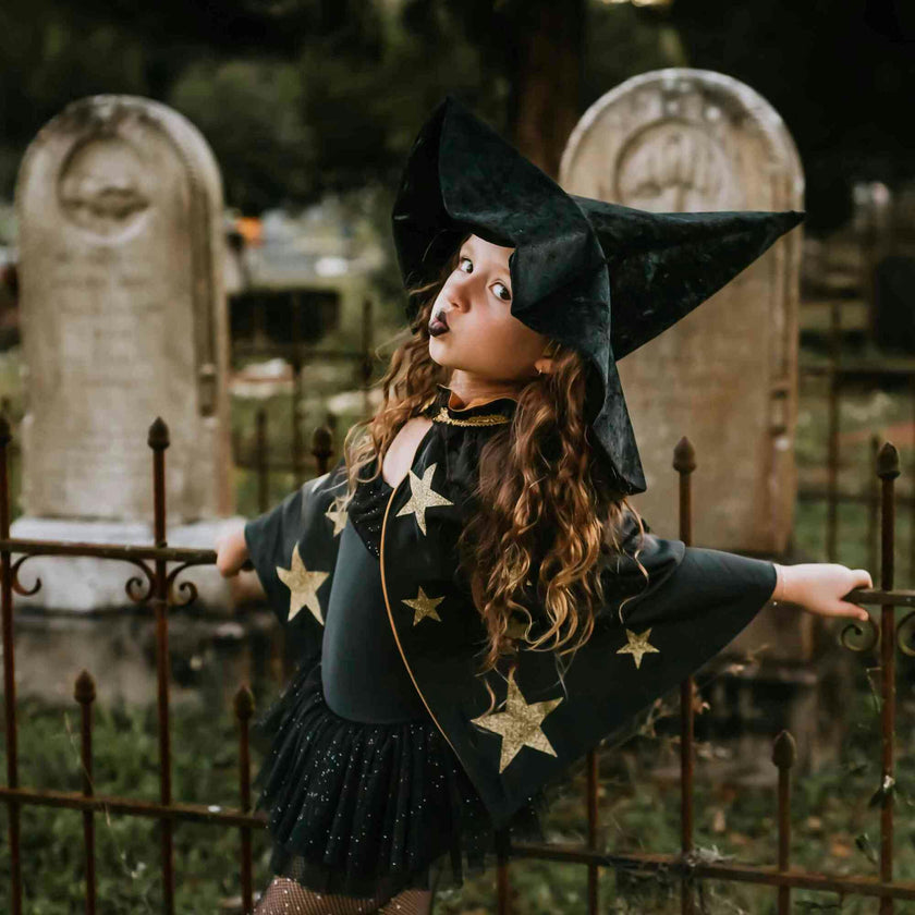 Spellbound Witch  Costume Set, Black
