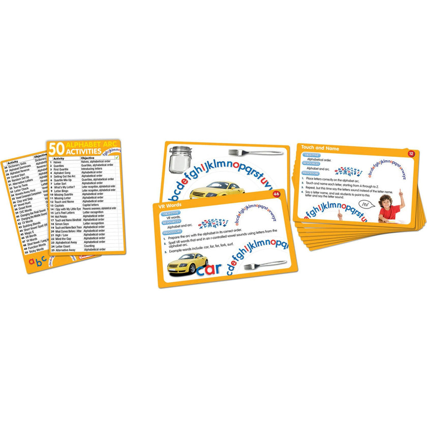 50 Alphabet Arc Activities for Ages 4-5 Kindergarten Learning